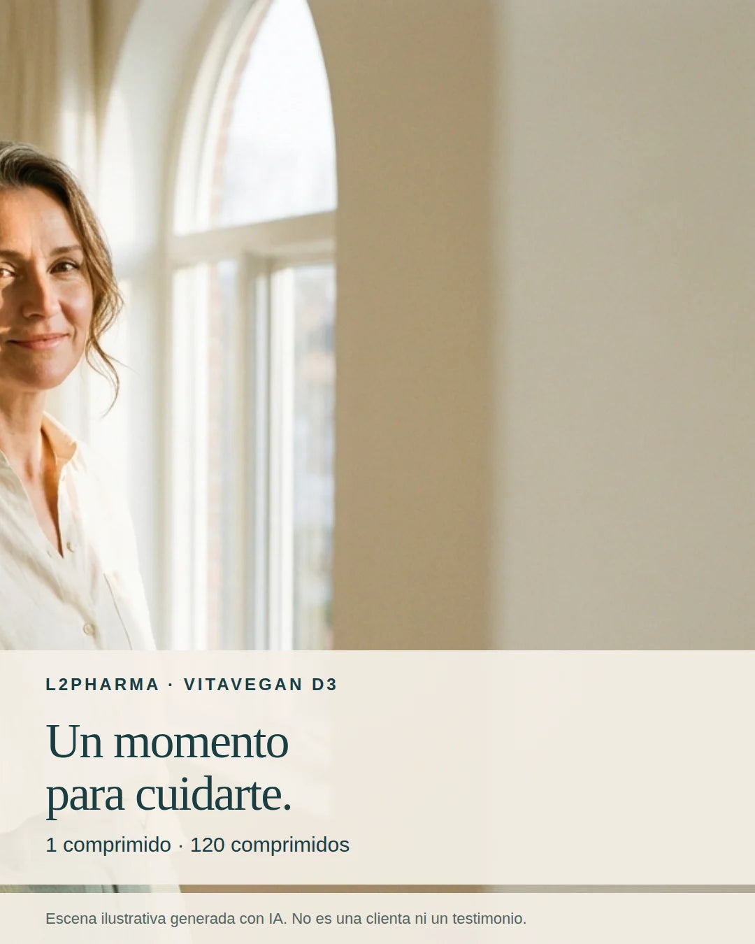 Tu rutina de cuidado. Escena ilustrativa generada con IA, no una clienta ni un testimonio.