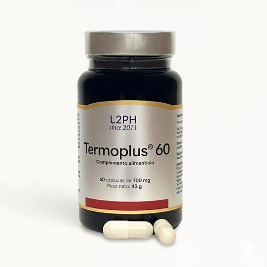 Termoplús60 60 cápsulas. Quemagrasas | Tratamiento 1 mes | Inhibidor apetito | Estimula metabolismo