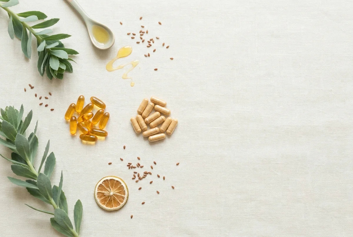 Bodegón ilustrativo de ingredientes de Pack SVE · 60 días